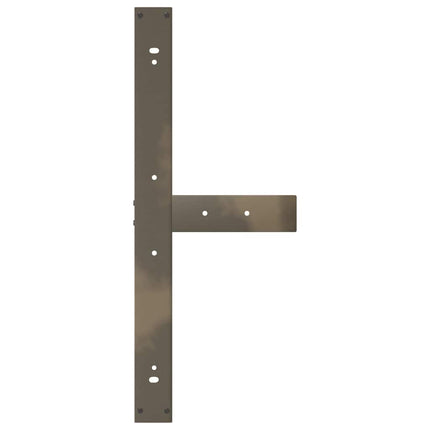 Table à manger avec bord naturel 180x100x74cm bois massif chêne