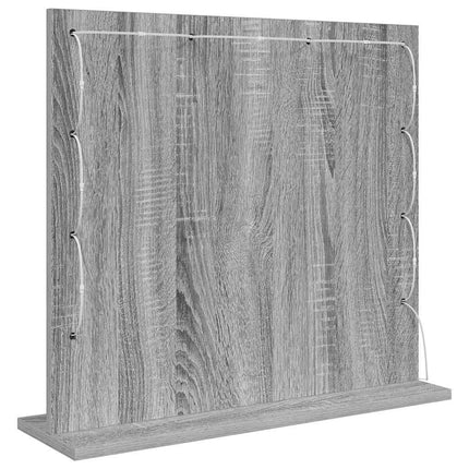 Miroir de vanité avec miroir Gris Sonoma 60 x 55 x 18 cm