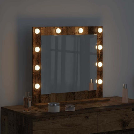 Miroir de vanité avec miroir Bois Ancien 60 x 55 x 18 cm