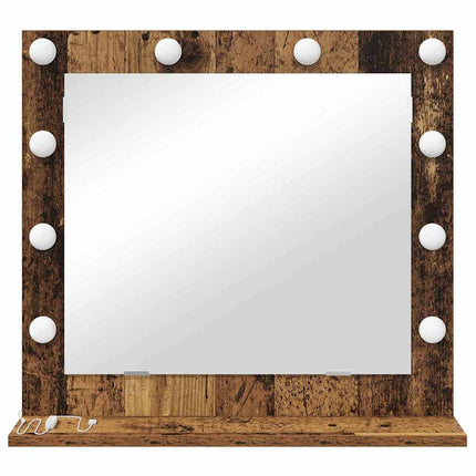Miroir de vanité avec miroir Bois Ancien 60 x 55 x 18 cm