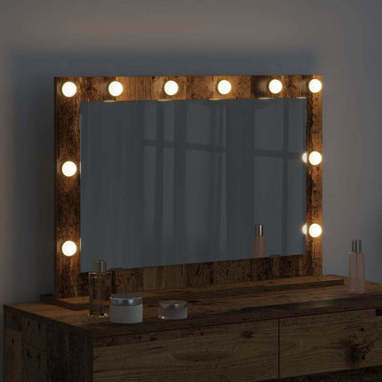 Miroir de vanité avec miroir Bois Ancien 80 x 55 x 18 cm