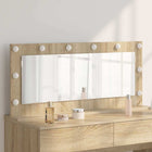 Miroir de vanité avec miroir Chêne Sonoma 100 x 45 x 18 cm