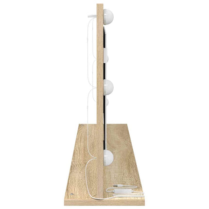 Miroir de vanité avec miroir Chêne Sonoma 100 x 45 x 18 cm