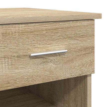 Bureau Chêne sonoma 90 x 49.5 x 75 cm Bois d'ingénierie