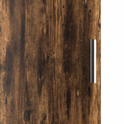 Highboard Chêne fumé 35 x 39 x 168 cm Bois d'ingénierie