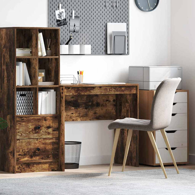 Bureau Autre Chêne fumé 80 x 40 x 76 cm Bois d'ingénierie