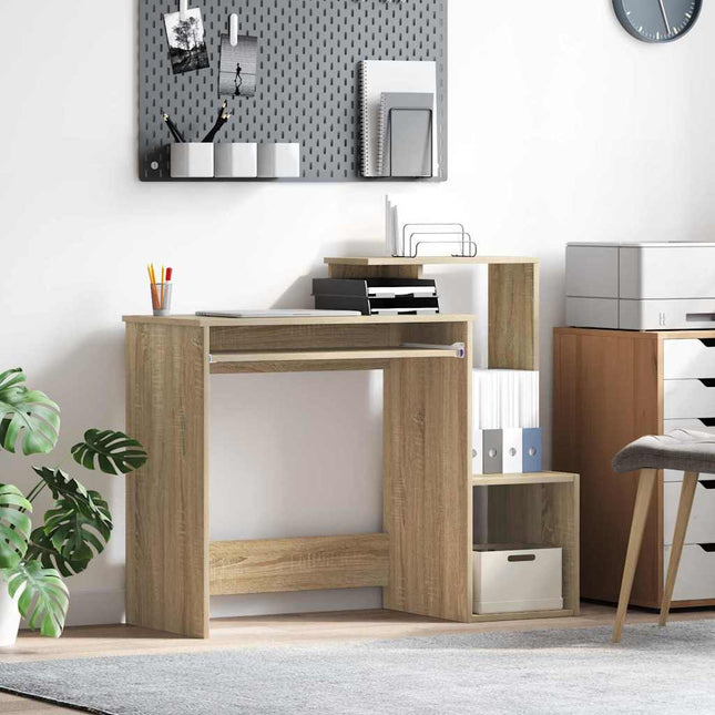 Bureau Chêne sonoma 106 x 40 x 88.5 cm Bois d'ingénierie