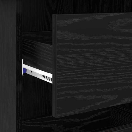 Bureau Chêne noir 90 x 37,5 x 75 cm Bois d'ingénierie