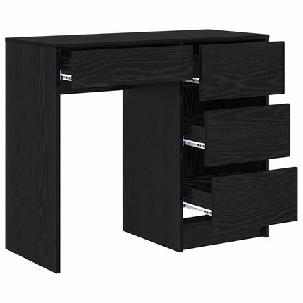 Bureau Chêne noir 90 x 37,5 x 75 cm Bois d'ingénierie