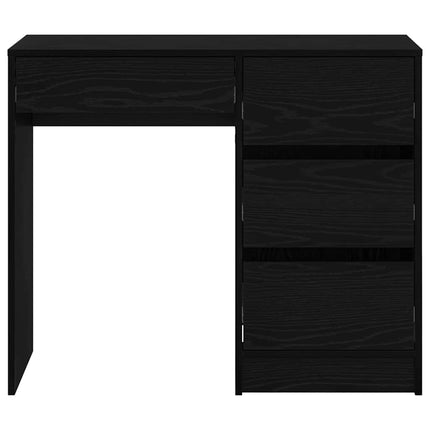 Bureau Chêne noir 90 x 37,5 x 75 cm Bois d'ingénierie