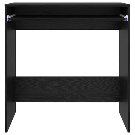 Bureau Chêne noir 77,5 x 43 x 79 cm Bois d'ingénierie