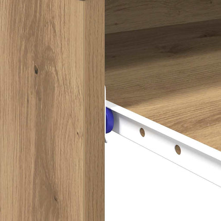 Bureau chêne artisanal 77,5 x 43 x 79 cm Bois d'ingénierie