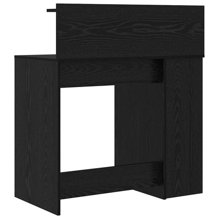 Bureau avec rangement Chêne noir 90 x 48 x 101,5 cm