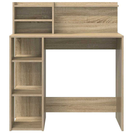 Bureau avec rangement Chêne sonoma 90 x 48 x 101,5 cm