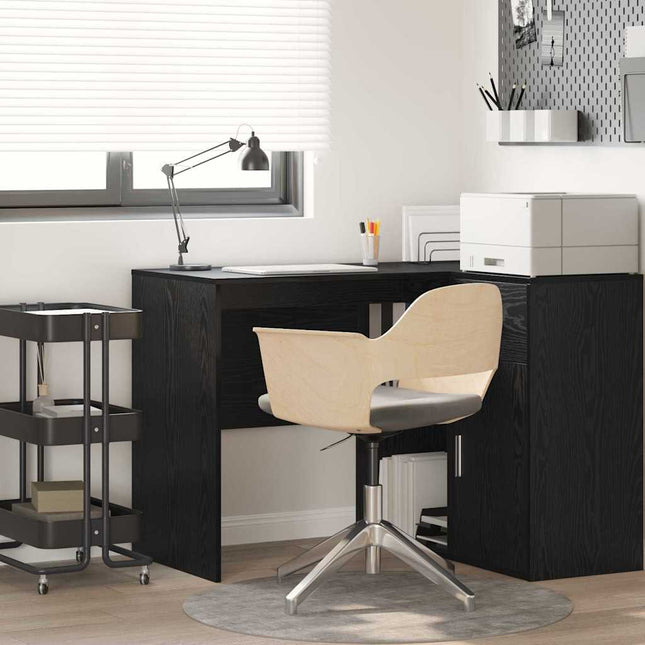 Bureau Chêne noir 102 x 50 x 75 cm Bois d'ingénierie