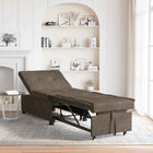 Canapé-lit Vert armée 67 x 194 x 38 cm Cuir suédé faux