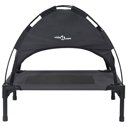 Lit pour Chien Noir s Acier