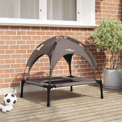 Lit pour Chien Marron m Acier