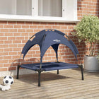 Lit pour Chien Bleu marine m Acier