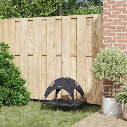 Lit pour Chien Noir s Acier