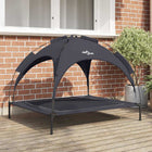 Lit pour Chien Noir xl Acier