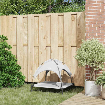 Lit pour Chien Gris argenté m Acier