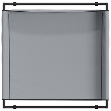 Lit pour Chien Gris clair s Tissu Oxford et Acier