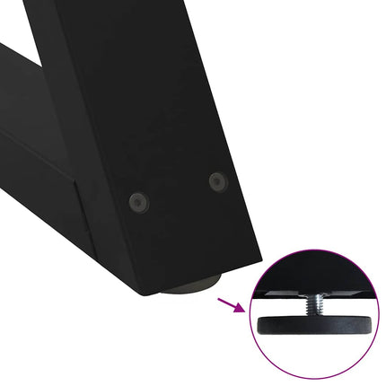 Table à manger marron clair bois de chêne massif ovale