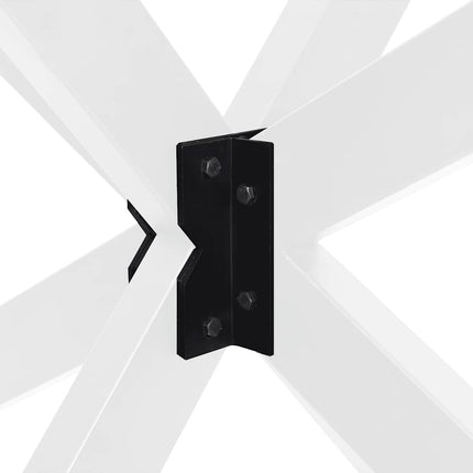 Table à manger marron clair bois de chêne massif ovale