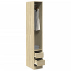 Garde-robe chêne sonoma 30x50x200 cm bois d'ingénierie