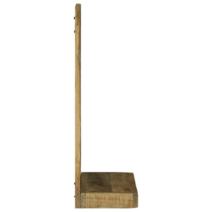 Miroir de salle de bain Marron Bois Mango Solide et Brut