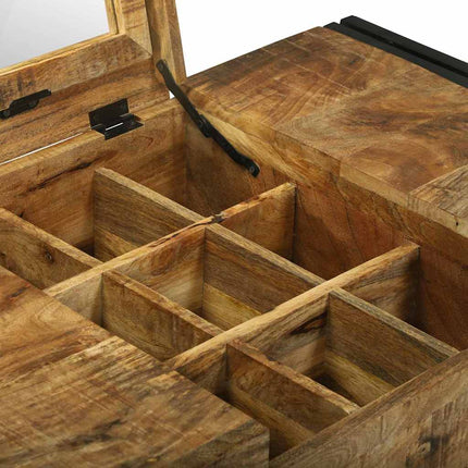 Coiffeuses pour Chambre Marron Bois de manguier massif