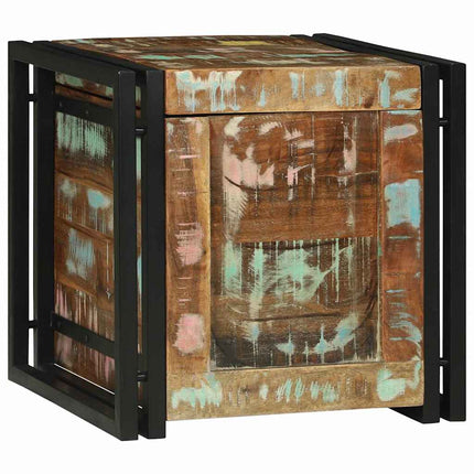 Boîte de Rangement 40 x 40 x 40 cm Bois d'acacia massif