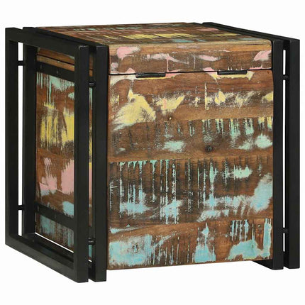 Boîte de Rangement 40 x 40 x 40 cm Bois d'acacia massif