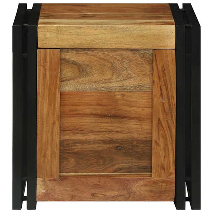 Coffres de rangement 40 x 40 x 40 cm Bois d'acacia massif