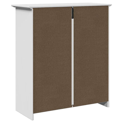 Armoire de couloir BODO blanc 80x35x90 cm