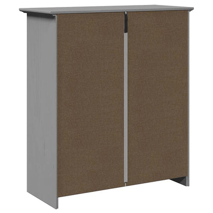 Armoire de couloir BODO gris 80x35x90 cm