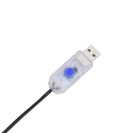 Lumières de Noël silhouette d'étoile filante 80 LED