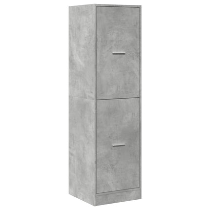 Armoire d'apothicaire gris béton 40x41x144,5 cm bois ingénierie