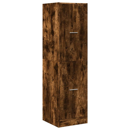 Armoire d'apothicaire chêne fumé 40x41x144,5 cm bois ingénierie