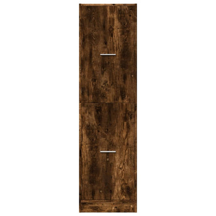 Armoire d'apothicaire chêne fumé 40x41x144,5 cm bois ingénierie