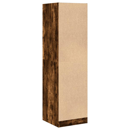 Armoire d'apothicaire chêne fumé 40x41x144,5 cm bois ingénierie