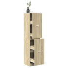 Armoire d'apothicaire chêne sonoma bois d'ingénierie