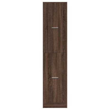 Armoire apothicaire chêne marron 40x41x174,5 cm bois ingénierie