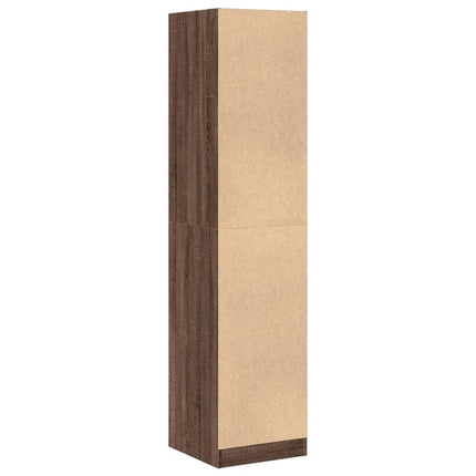 Armoire apothicaire chêne marron 40x41x174,5 cm bois ingénierie