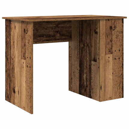 Bureau vieux bois 100x55x75 cm bois d'ingénierie