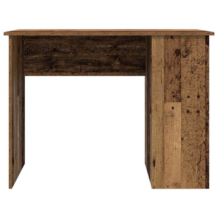 Bureau vieux bois 100x55x75 cm bois d'ingénierie