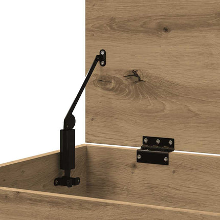 Coffre De Rangement Bois Ingénierie chêne artisanal 1 84 x 42 x 46 cm