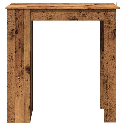 Table De Bar Avec Étagère Bois D'ingénierie Vieux bois 1
