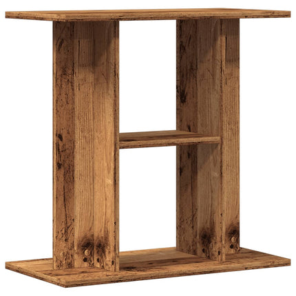 Support d'aquarium en bois ancien 60 x 30 x 60 cm Bois d'ingénierie